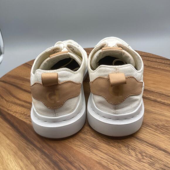 Cole Haan Grandpro Rally Shoes Mens Size 8.5M Ivory Canvas Court Comfort Sneaker main image 7